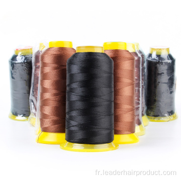 Tissage de fils de nylon pour extension de cheveux de trame de machine